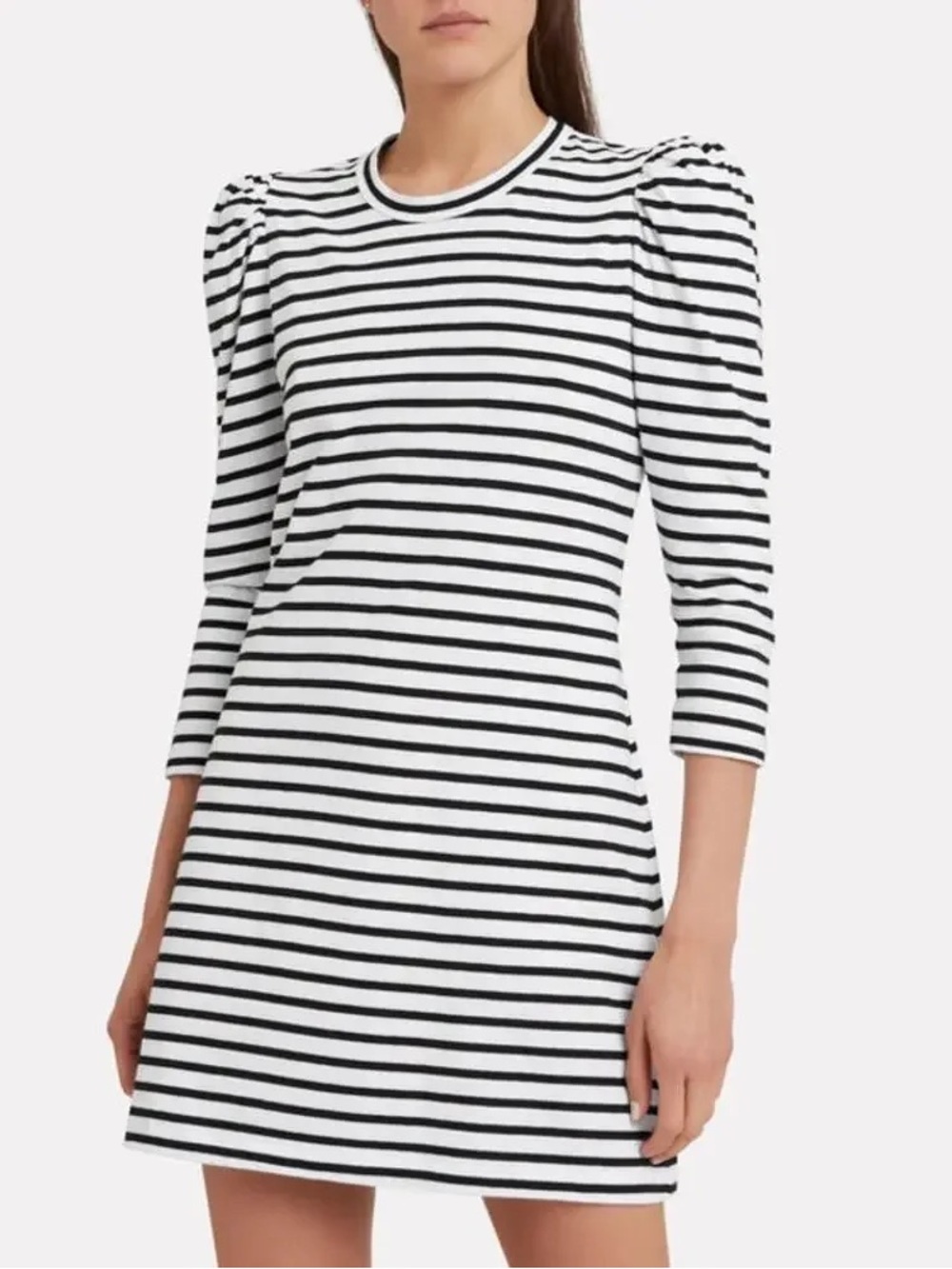A.L.C. Kidman Striped Jersey Knit Mini Dress
